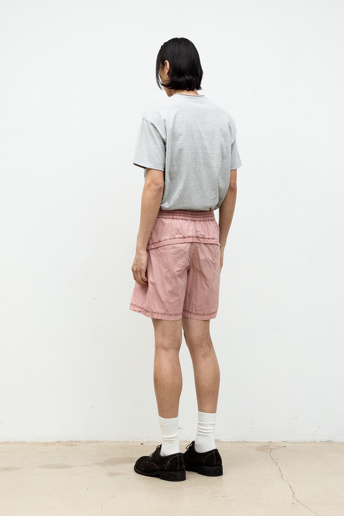 Coor - Low Cut Regular Fit T-Shirt (Melange Gray) product image 4 | TRAB K-Fashion Australia