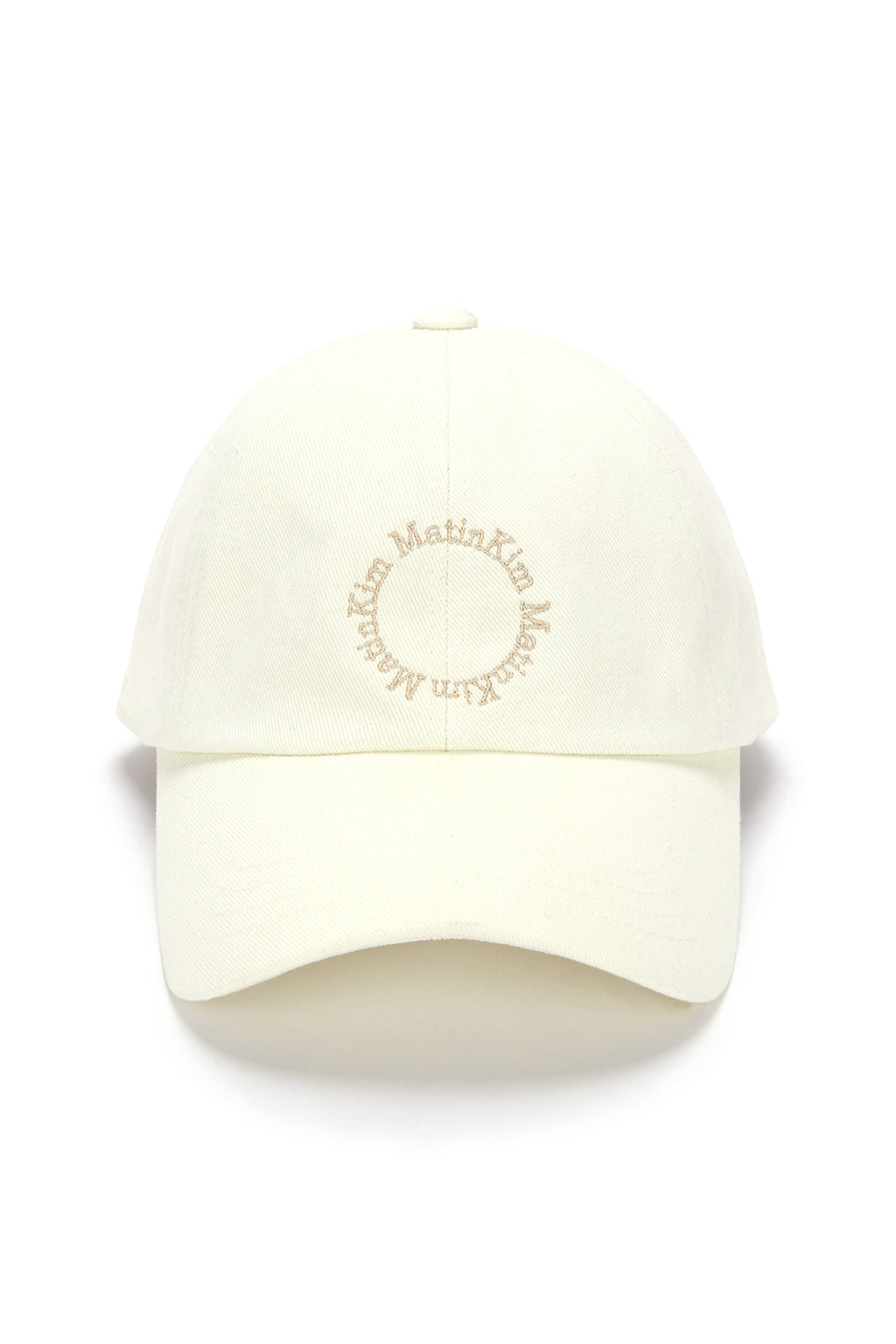 Matin Kim - Macaron Logo Ball Cap (Cream) product image 1 | TRAB K-Fashion Australia