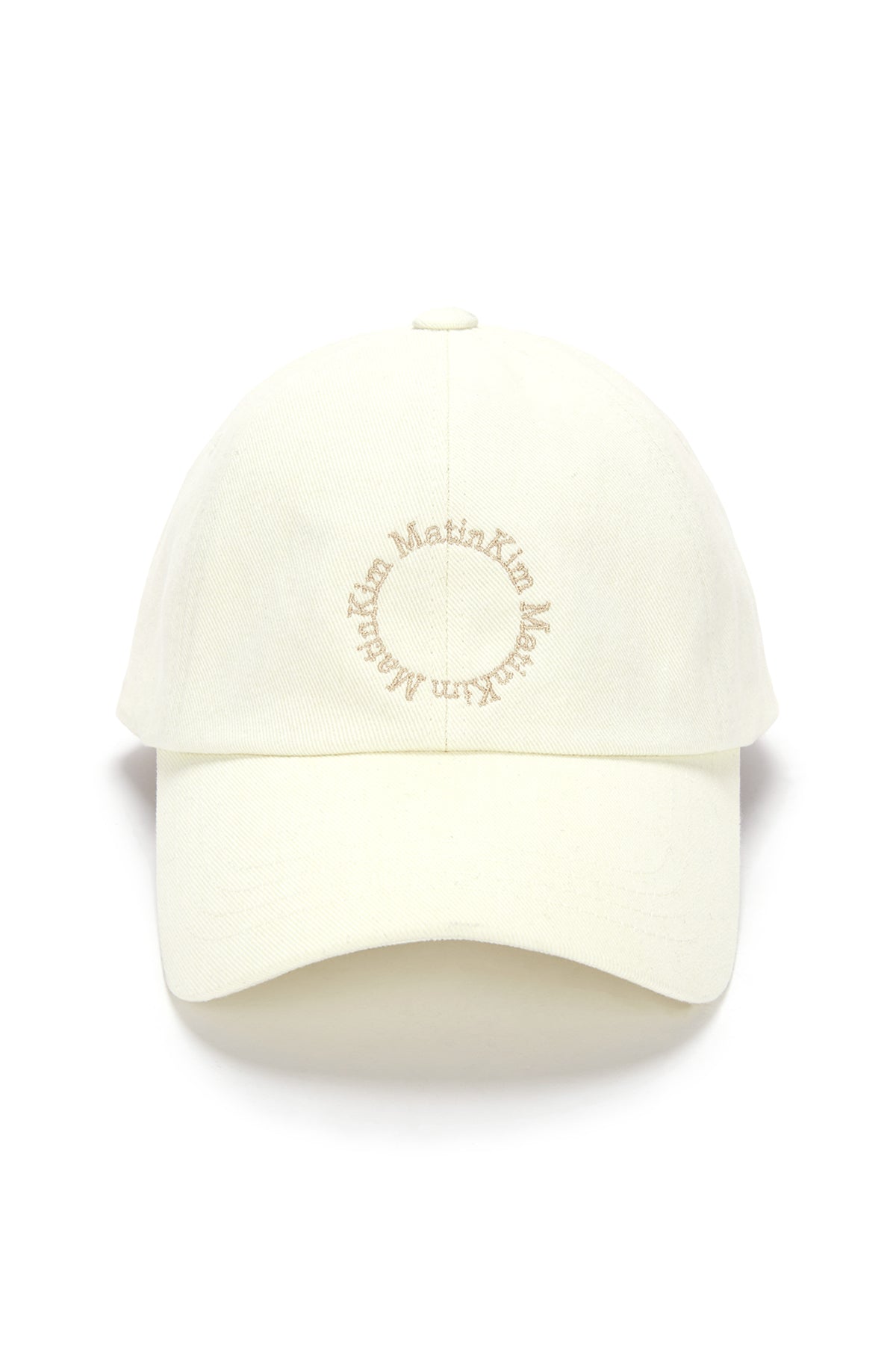 Matin Kim - Macaron Logo Ball Cap (Cream) product image 1 | TRAB K-Fashion Australia