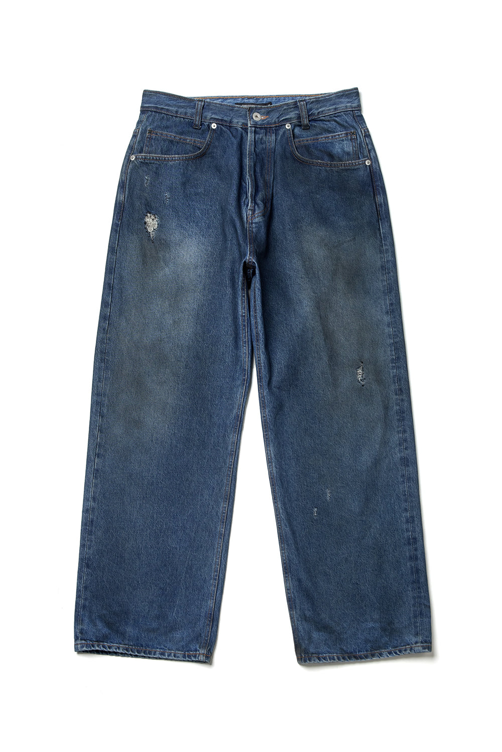 Hatchingroom - Regular Selvedge Jeans (Dusty Blue) product image 1 | TRAB K-Fashion Australia
