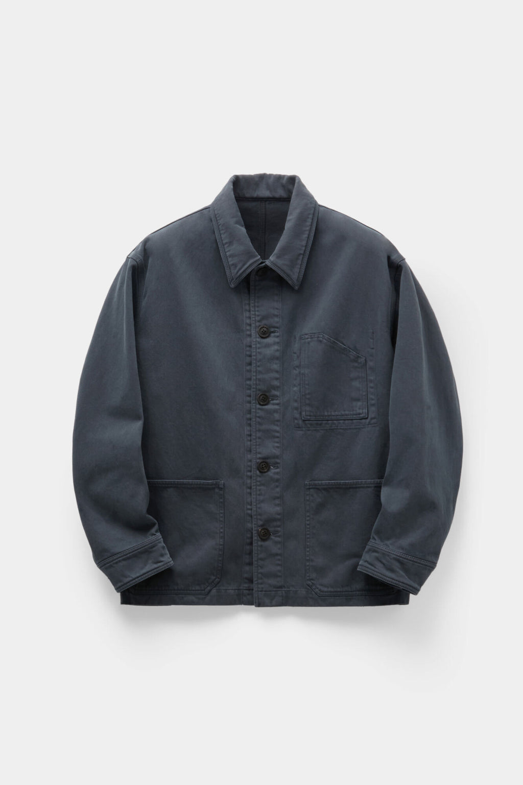 Coor - Dyed Moleskin Chore Jacket (Grayish Blue) product image 1 | TRAB K-Fashion Australia