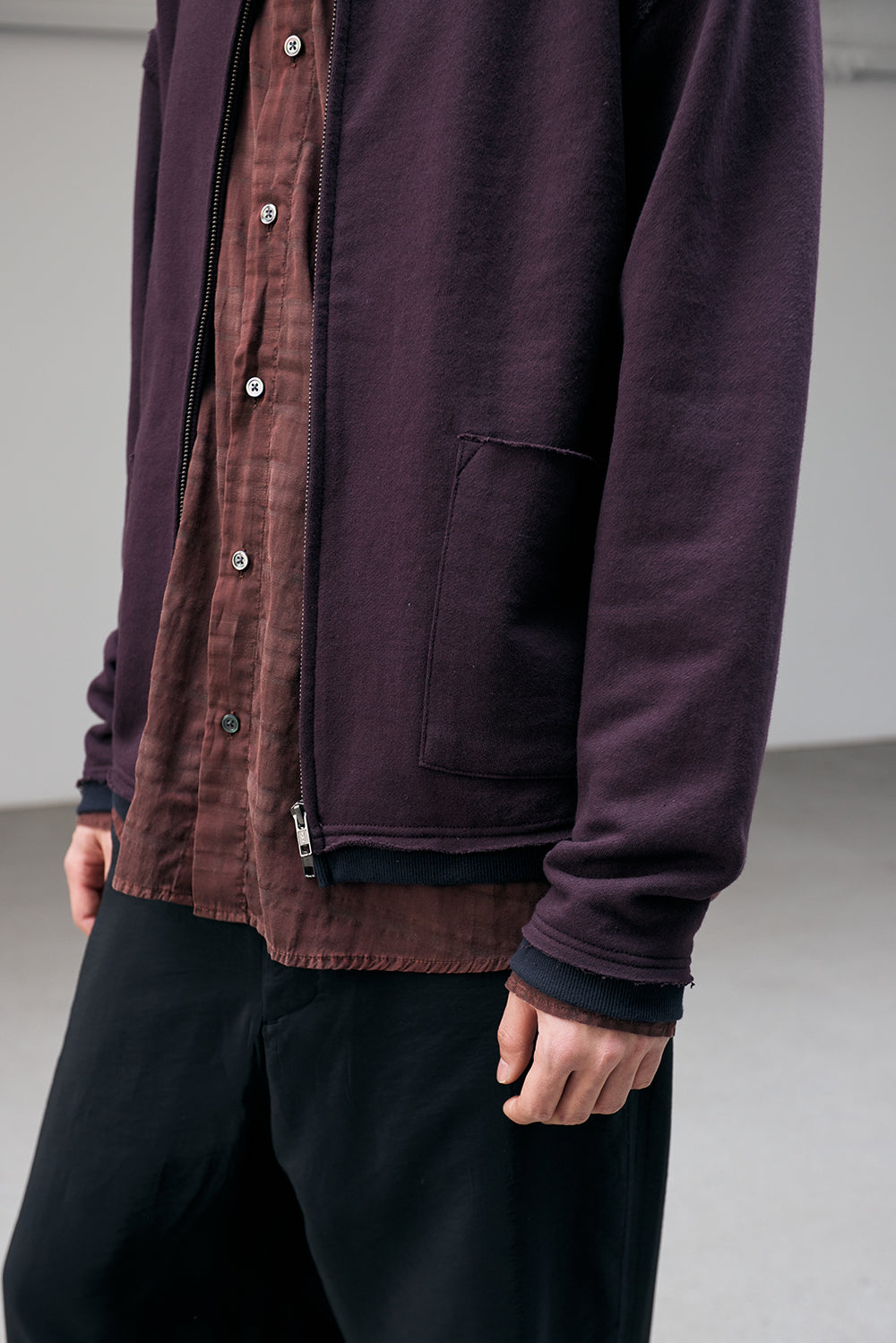Hatchingroom - Ringer Cardigan (Purple) product image 10 | TRAB K-Fashion Australia