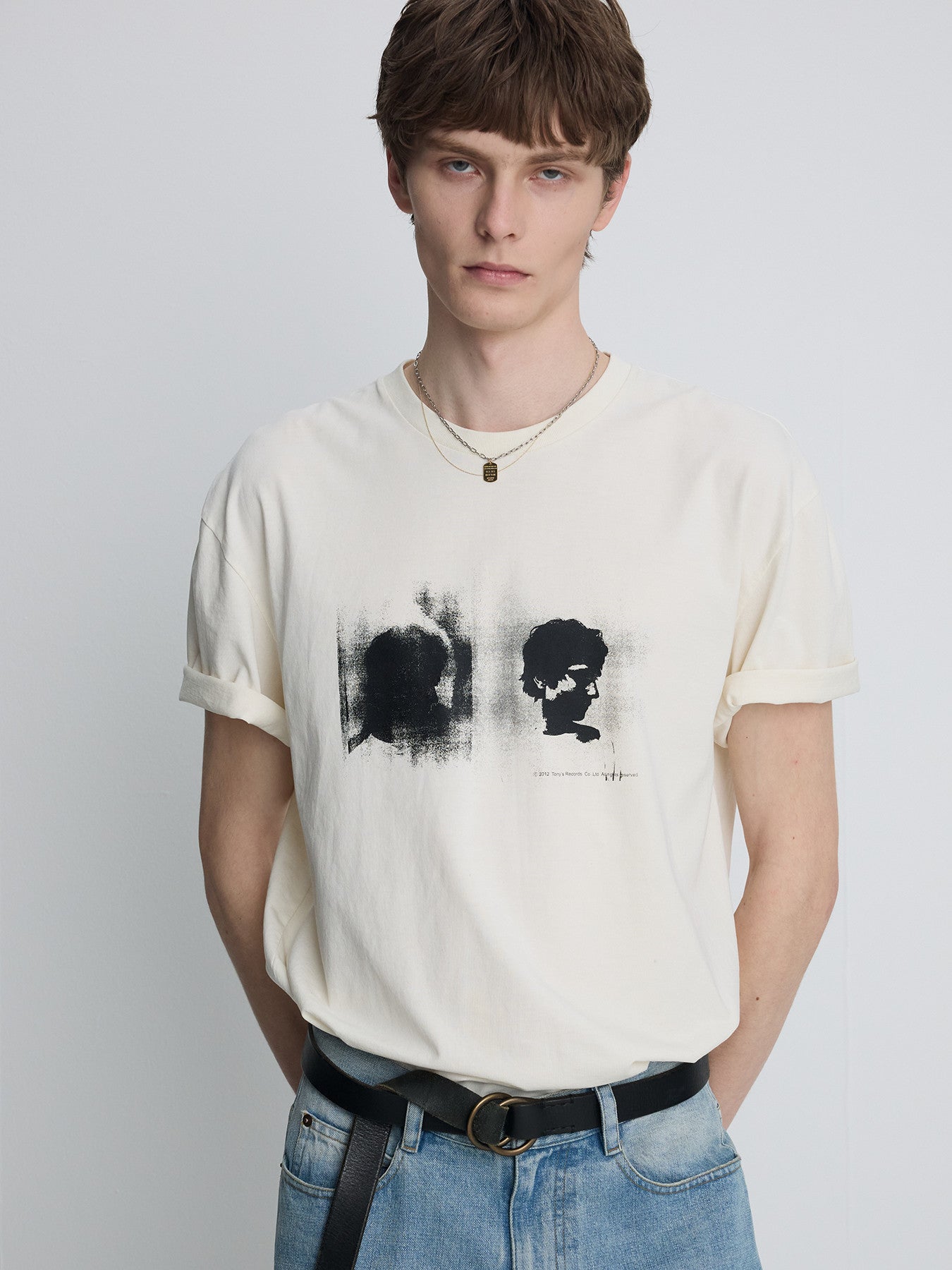 Tonywack - Garment Dyed Profiled T-Shirt (Salt Pigment) product image 6 | TRAB K-Fashion Australia