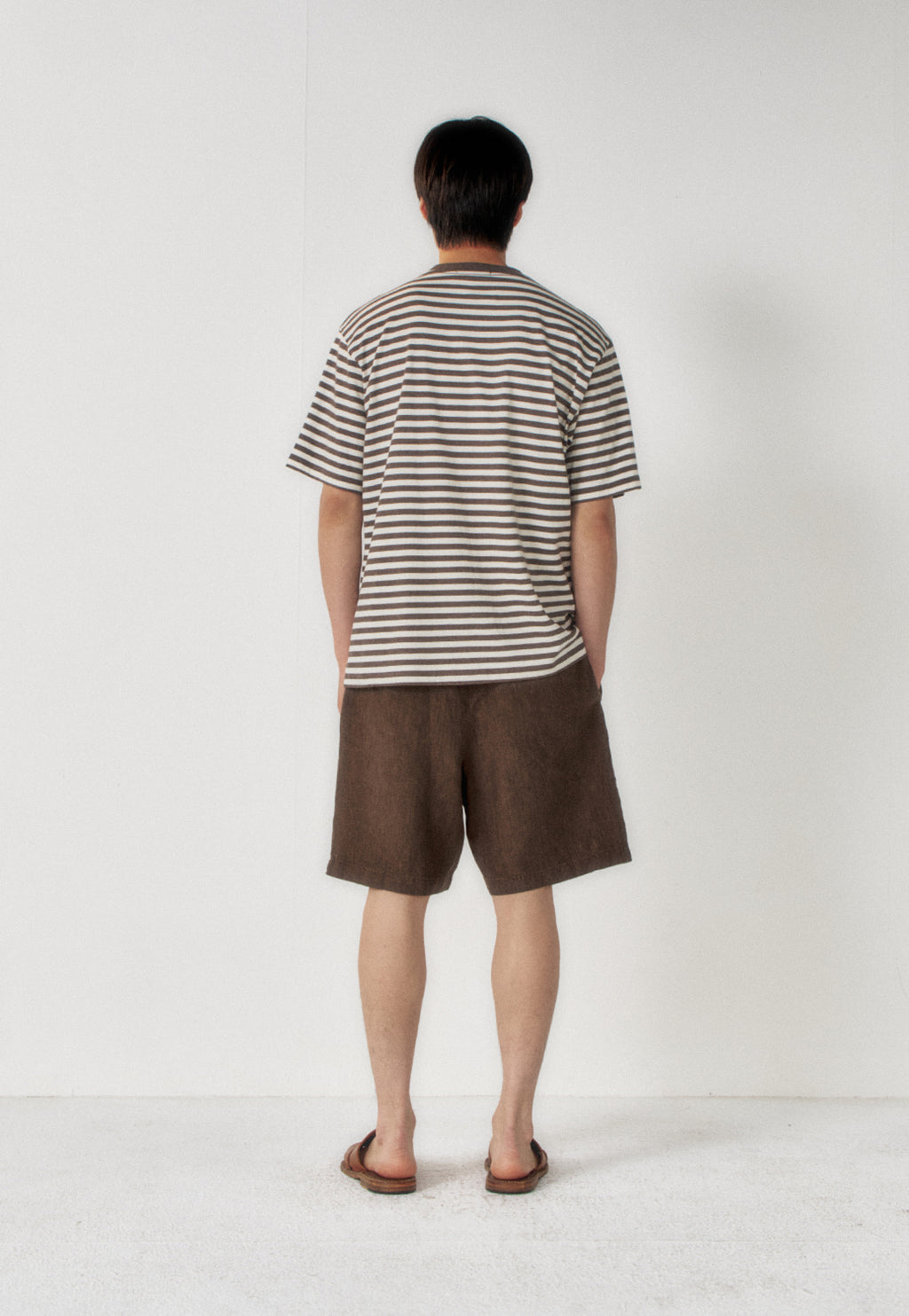 Art if acts - French Stripe S/S Tee (Vintage Brown) product image 3 | TRAB K-Fashion Australia