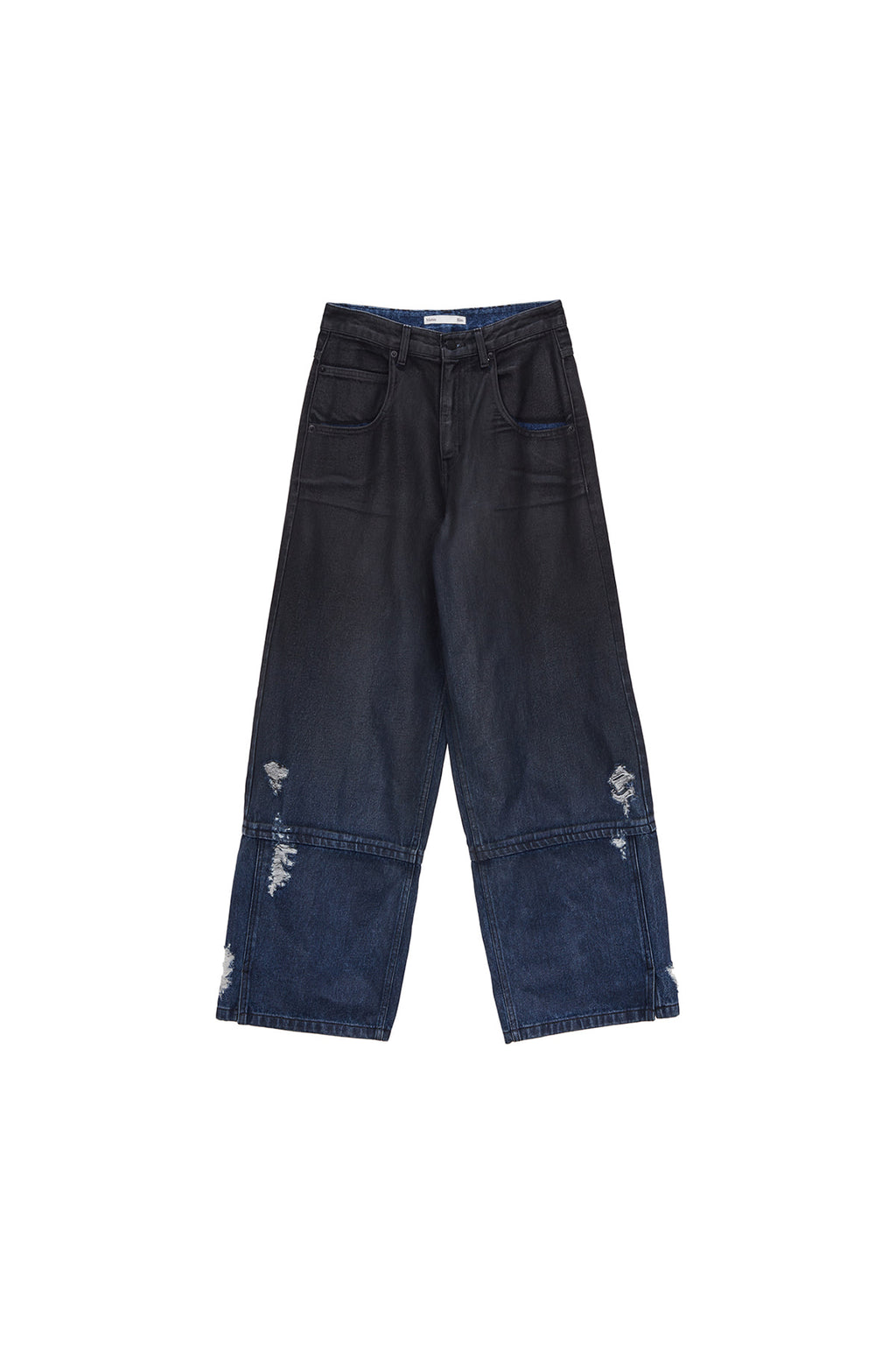 Matin Kim - Gradation Brush Denim Pants (Blue) product image 1 | TRAB K-Fashion Australia