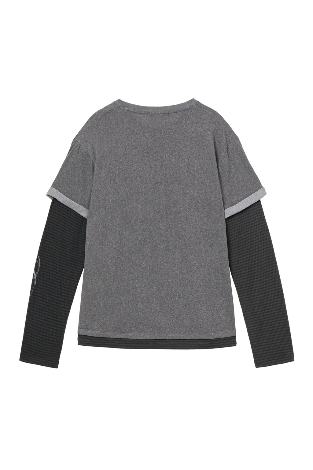 Deinet - Layered Vintage Long Sleeve (Charcoal) product image 2 | TRAB K-Fashion Australia