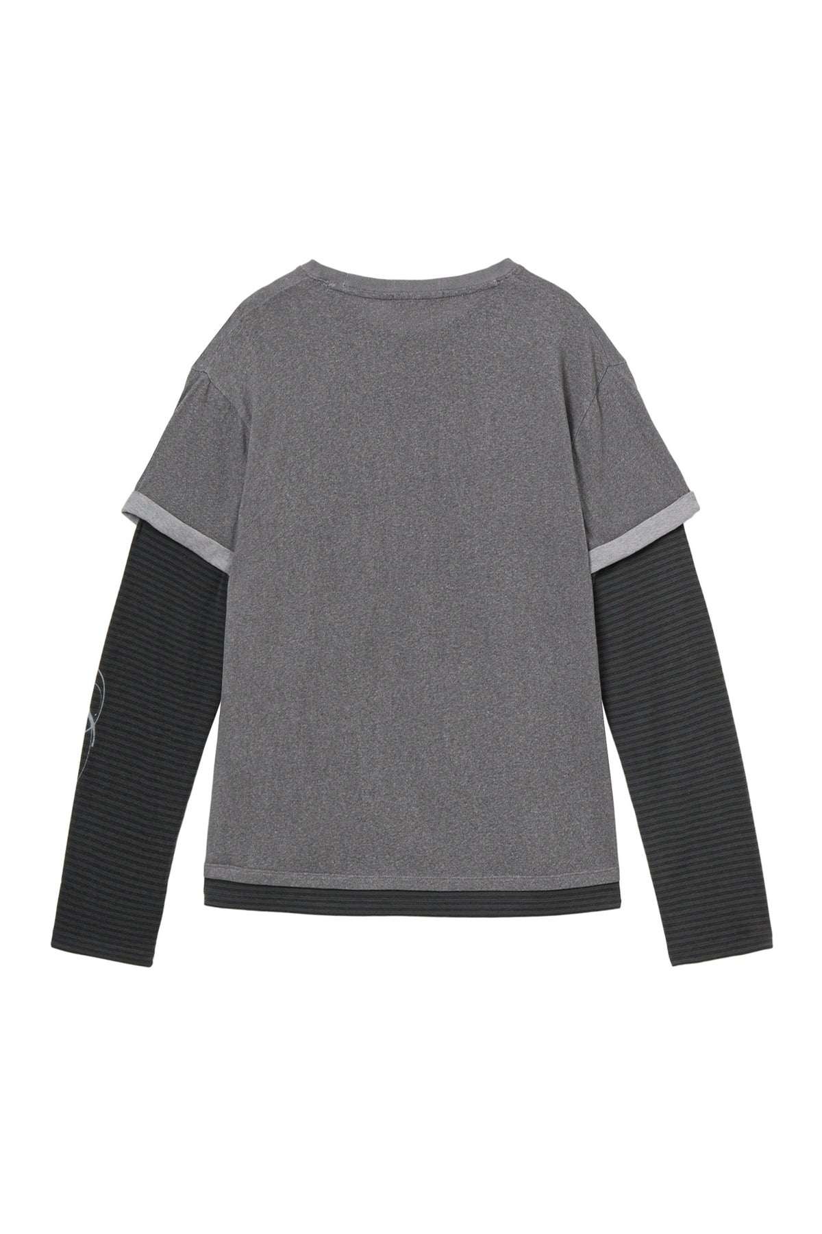 Deinet - Layered Vintage Long Sleeve (Charcoal) product image 2 | TRAB K-Fashion Australia