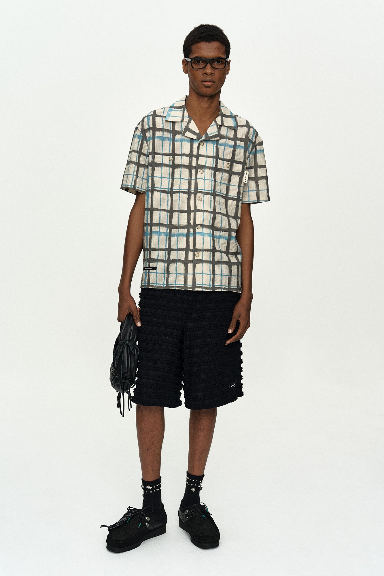 Andersson Bell - Rothko Open Collar Shirt (Ecru) product image 3 | TRAB K-Fashion Australia