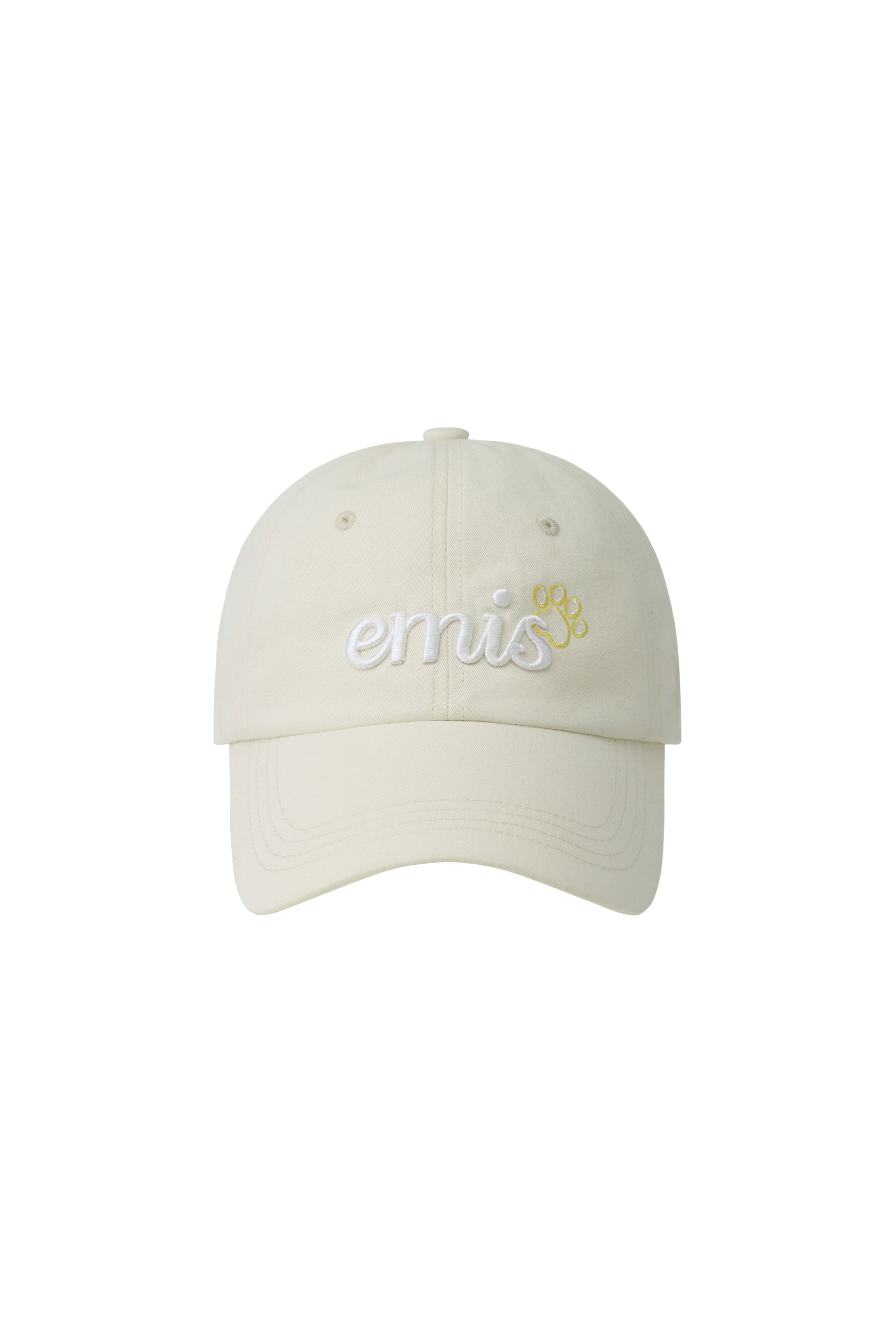 Emis - Lettering Logo Ball Cap (Ivory) product image 1 | TRAB K-Fashion Australia