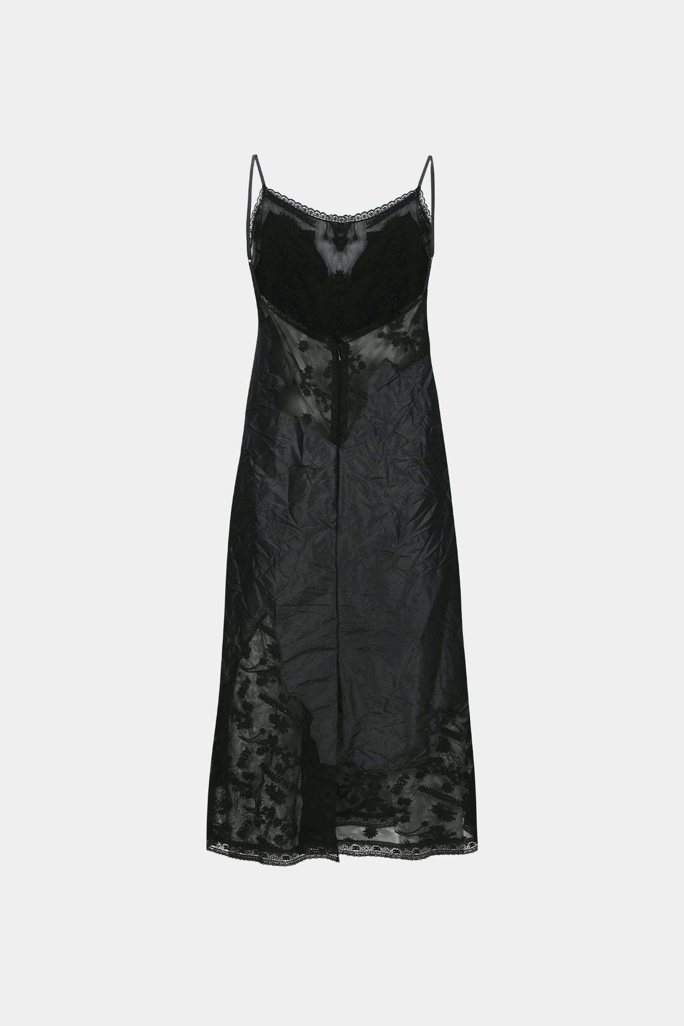 Andersson Bell - Lace Patchwork Slip Dress (Black) product image 10 | TRAB K-Fashion Australia