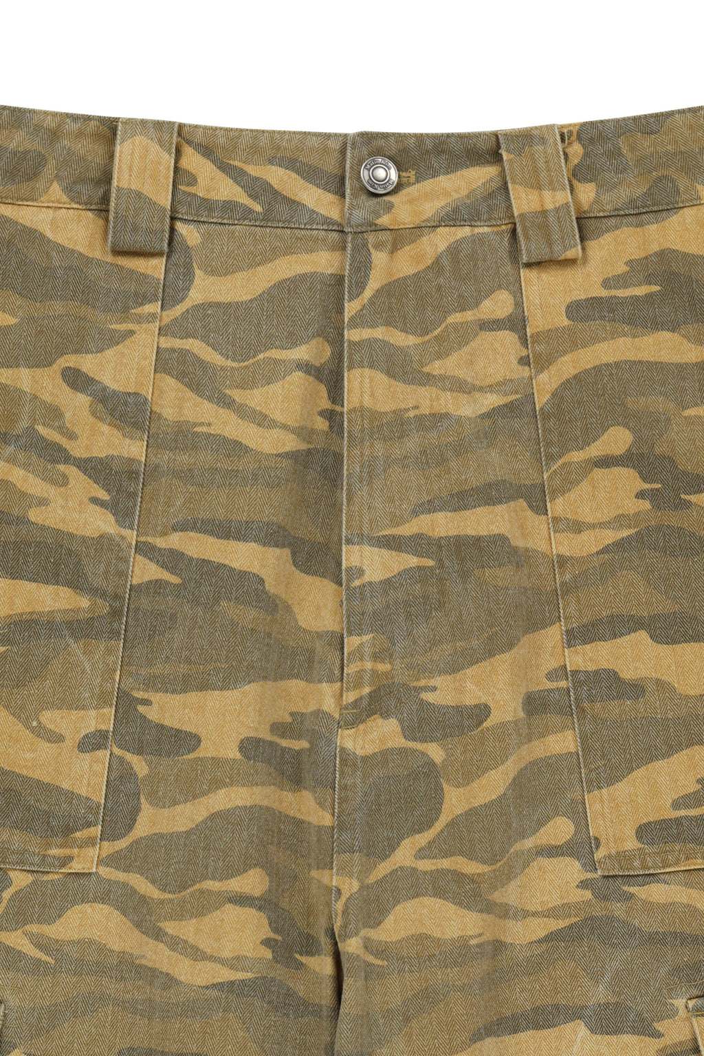 Matin Kim - Camouflage Cargo Bermuda Pants (Camel) product image 3 | TRAB K-Fashion Australia