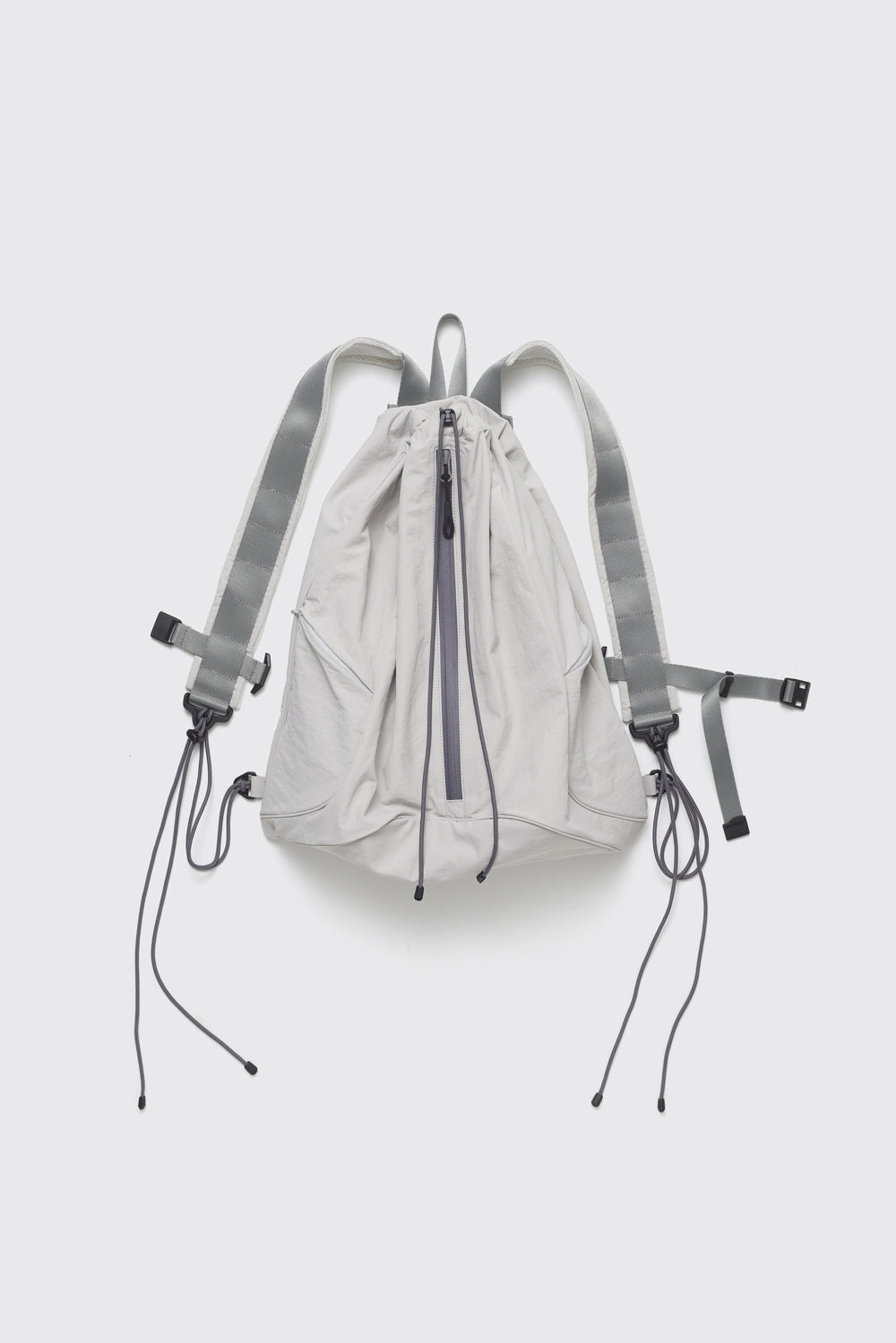 Hatchingroom - String Backpack Nylon Light (Grey) product image 1 | TRAB K-Fashion Australia