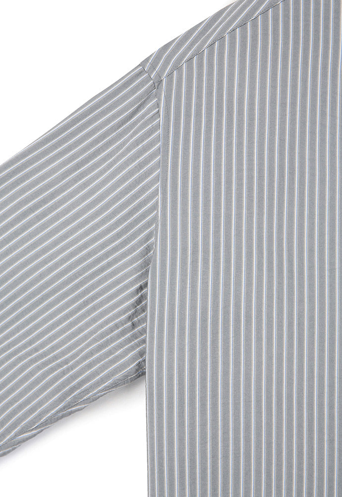 Art if acts - Wrinkle Rayon Shirt (Grey/Liberty Blue) product image 10 | TRAB K-Fashion Australia