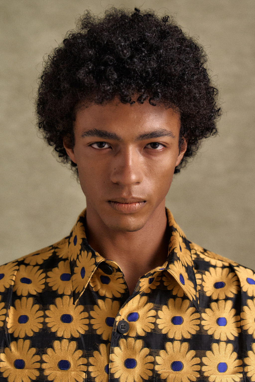 Andersson Bell - Sheer Flower Shirts (Yellow) product image 5 | TRAB K-Fashion Australia