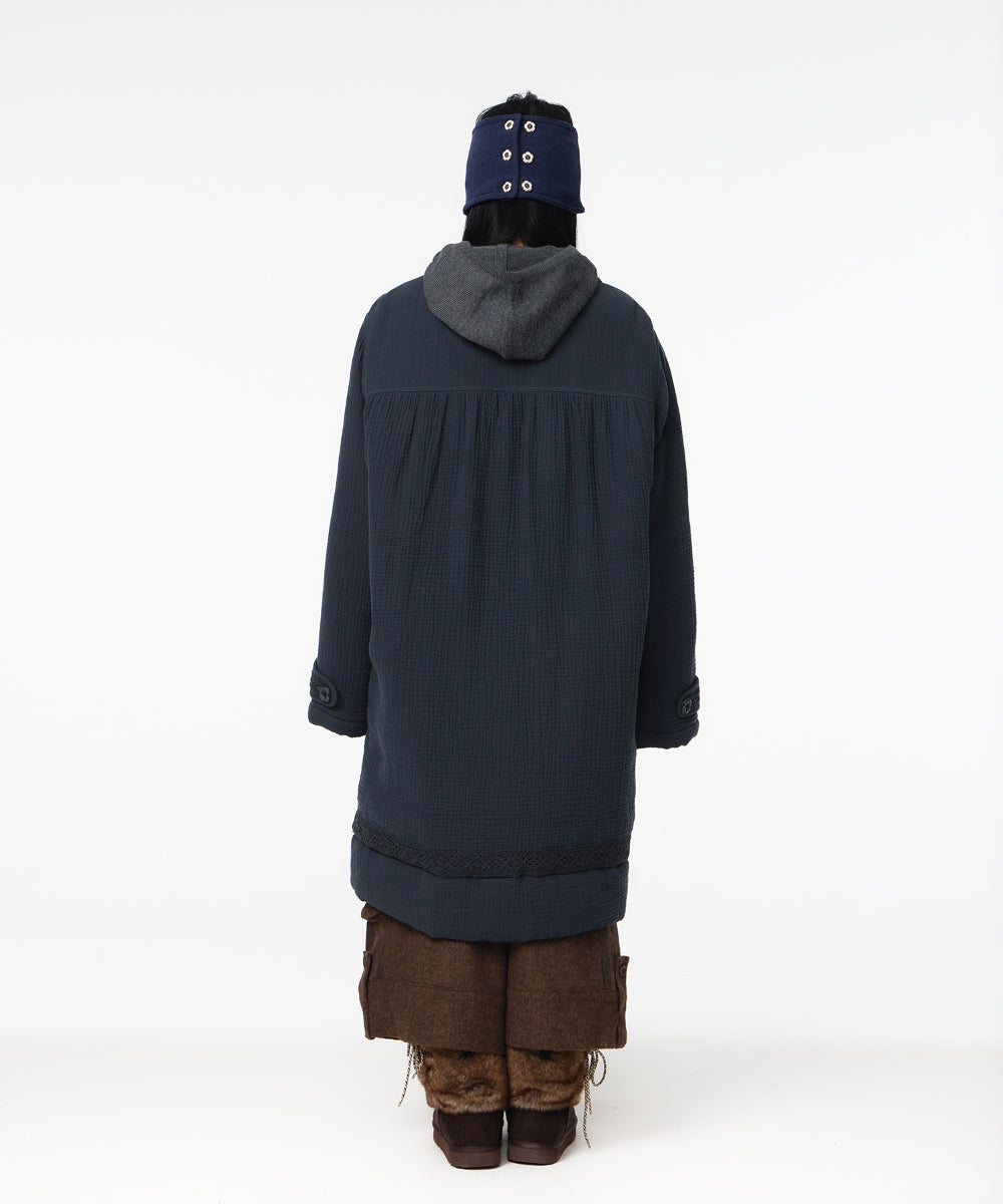 Coyseio - Soft Stitch Padded Coat (Blue Charcoal) product image 10 | TRAB K-Fashion Australia