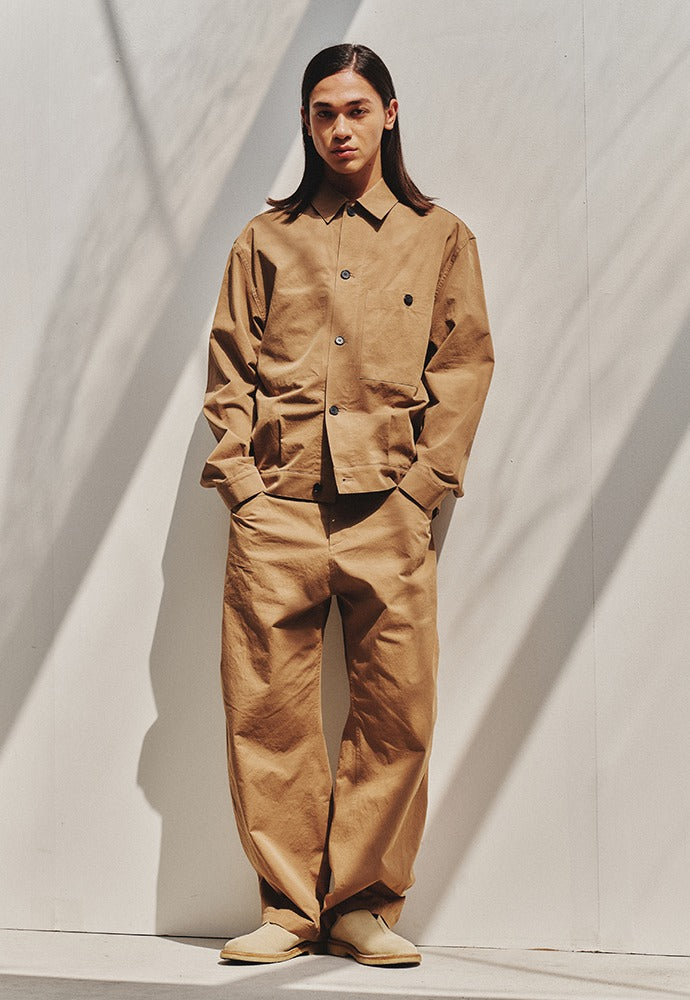 Art if acts - Cotton Trucker Jacket (Beige) product image 1 | TRAB K-Fashion Australia