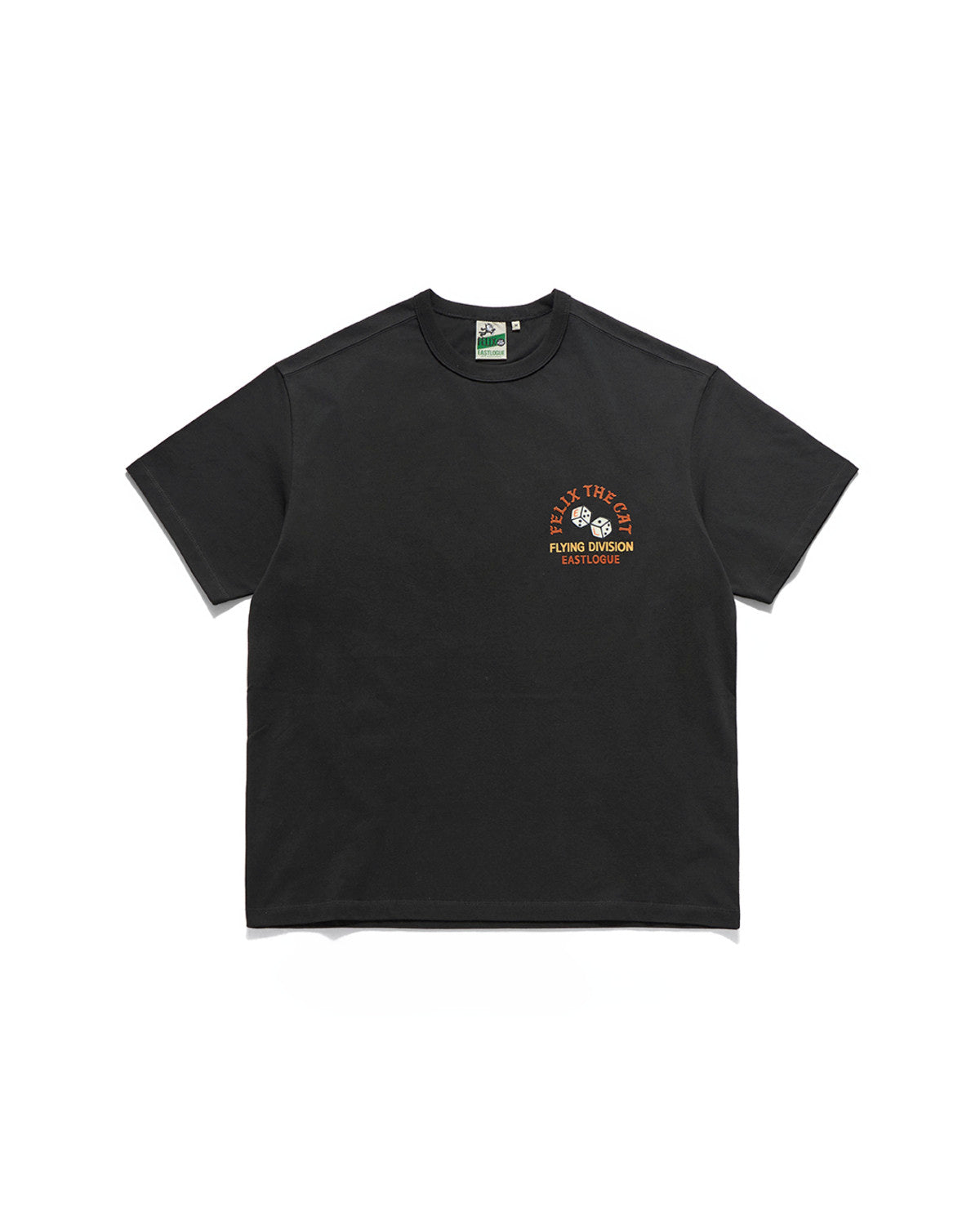 Eastlogue - Felix Flying Division Embroidered T-shirts (Black) product image 2 | TRAB K-Fashion Australia