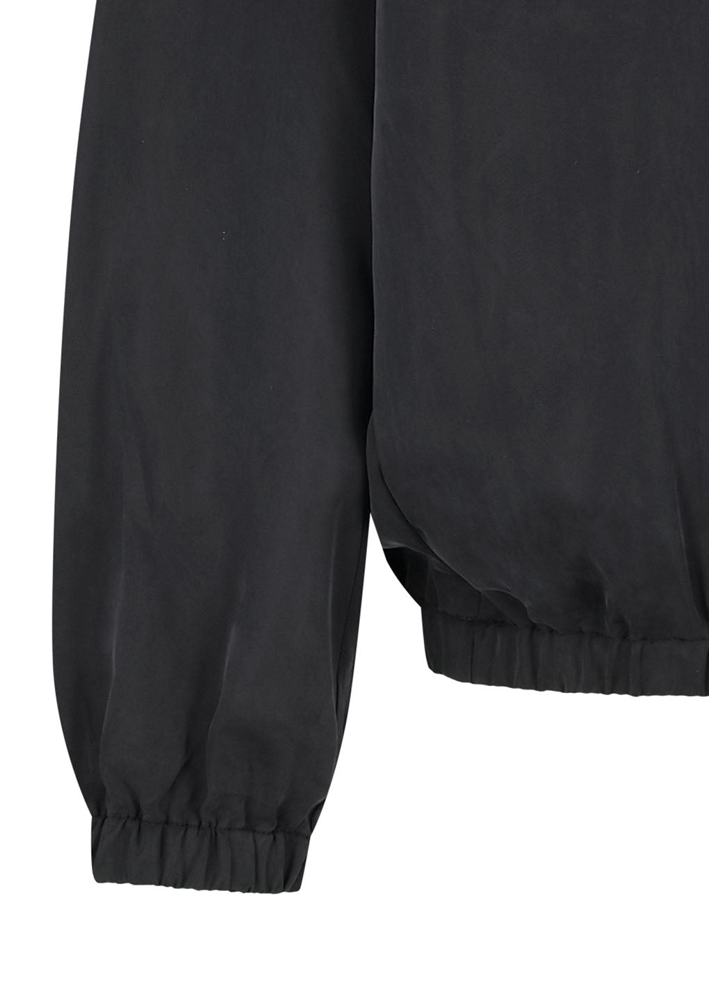 Amomento - Cupro Hood Zip Up Jumper (Black) product image 5 | TRAB K-Fashion Australia
