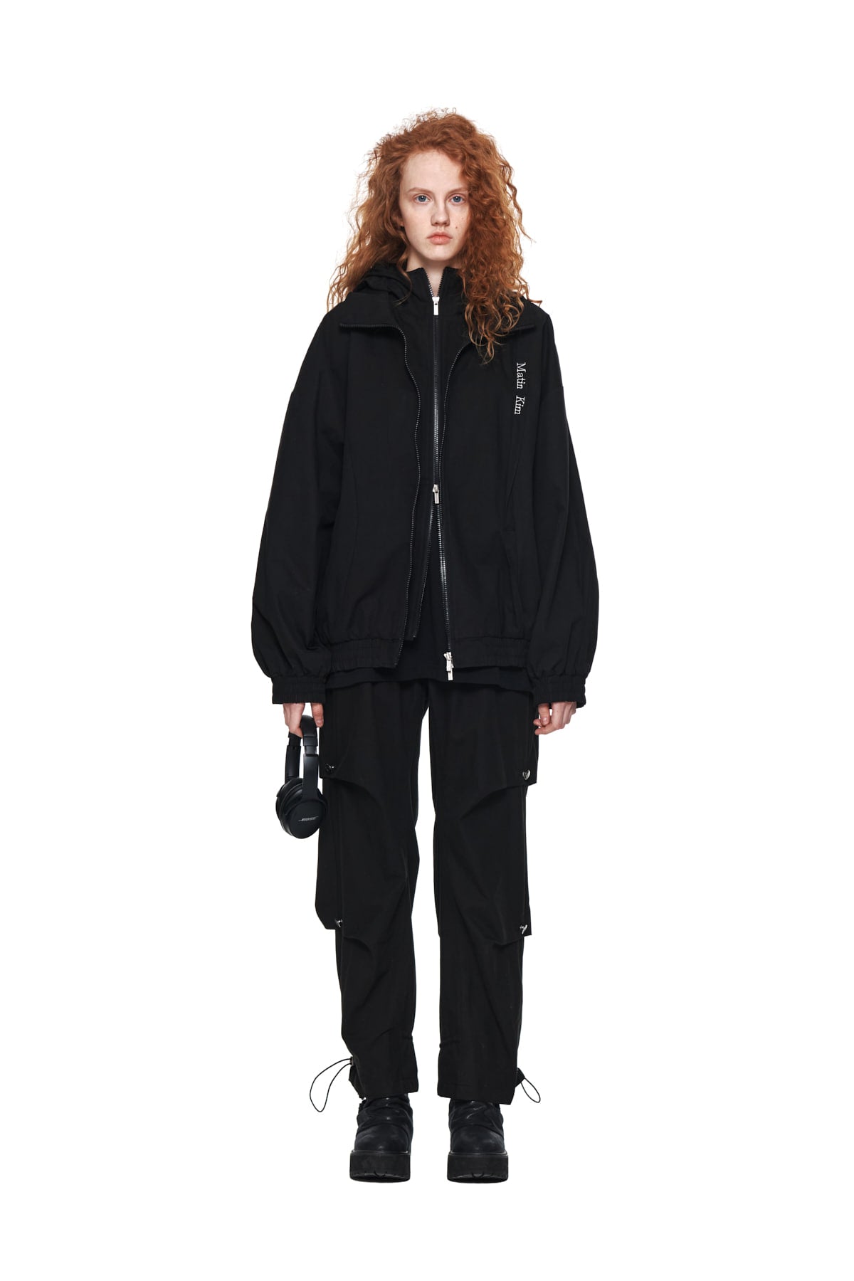Matin Kim - Wide Balloon Pants (Black) product image 5 | TRAB K-Fashion Australia