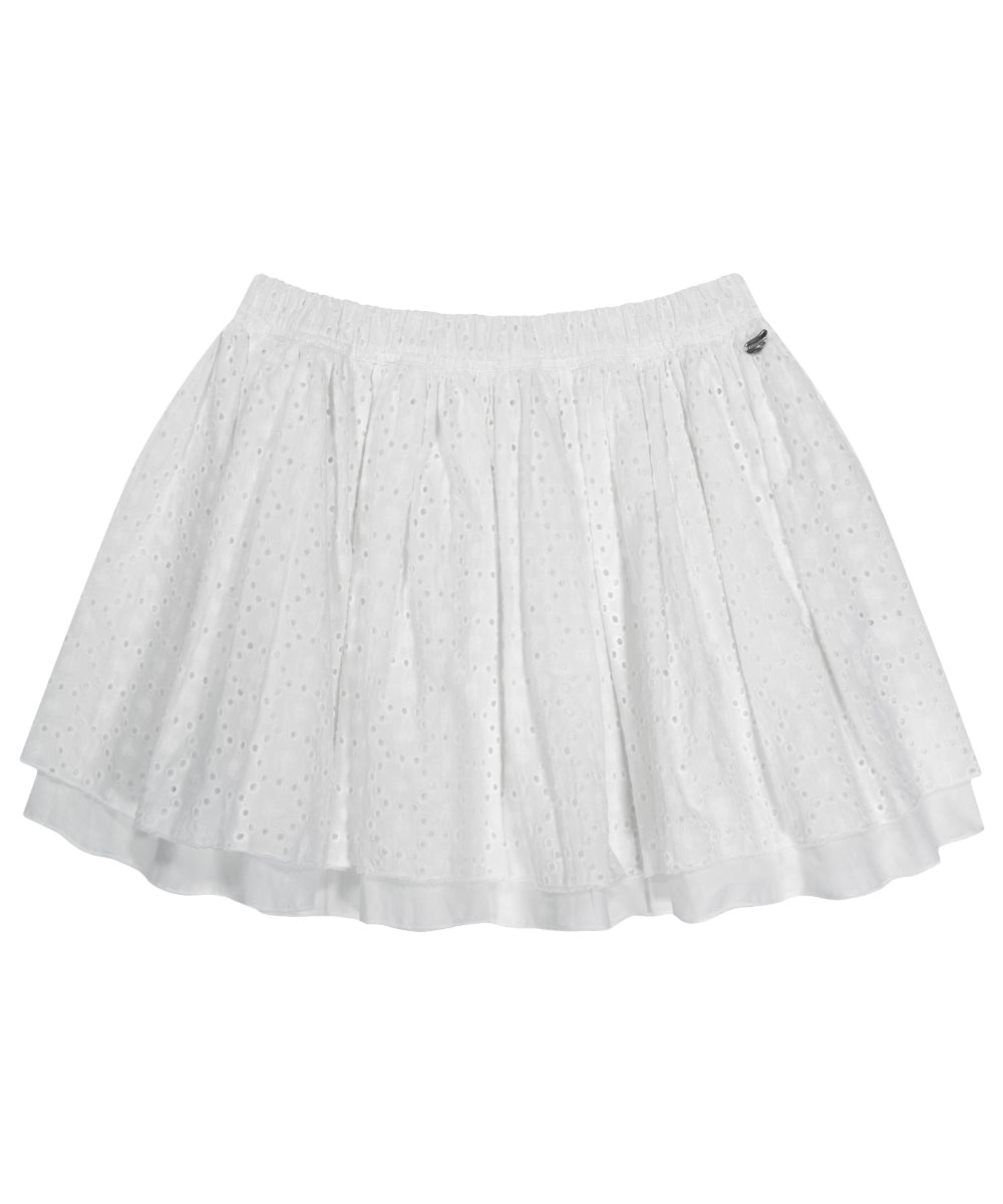 Coyseio - Flower Punching Skirt (White) product image 12 | TRAB K-Fashion Australia