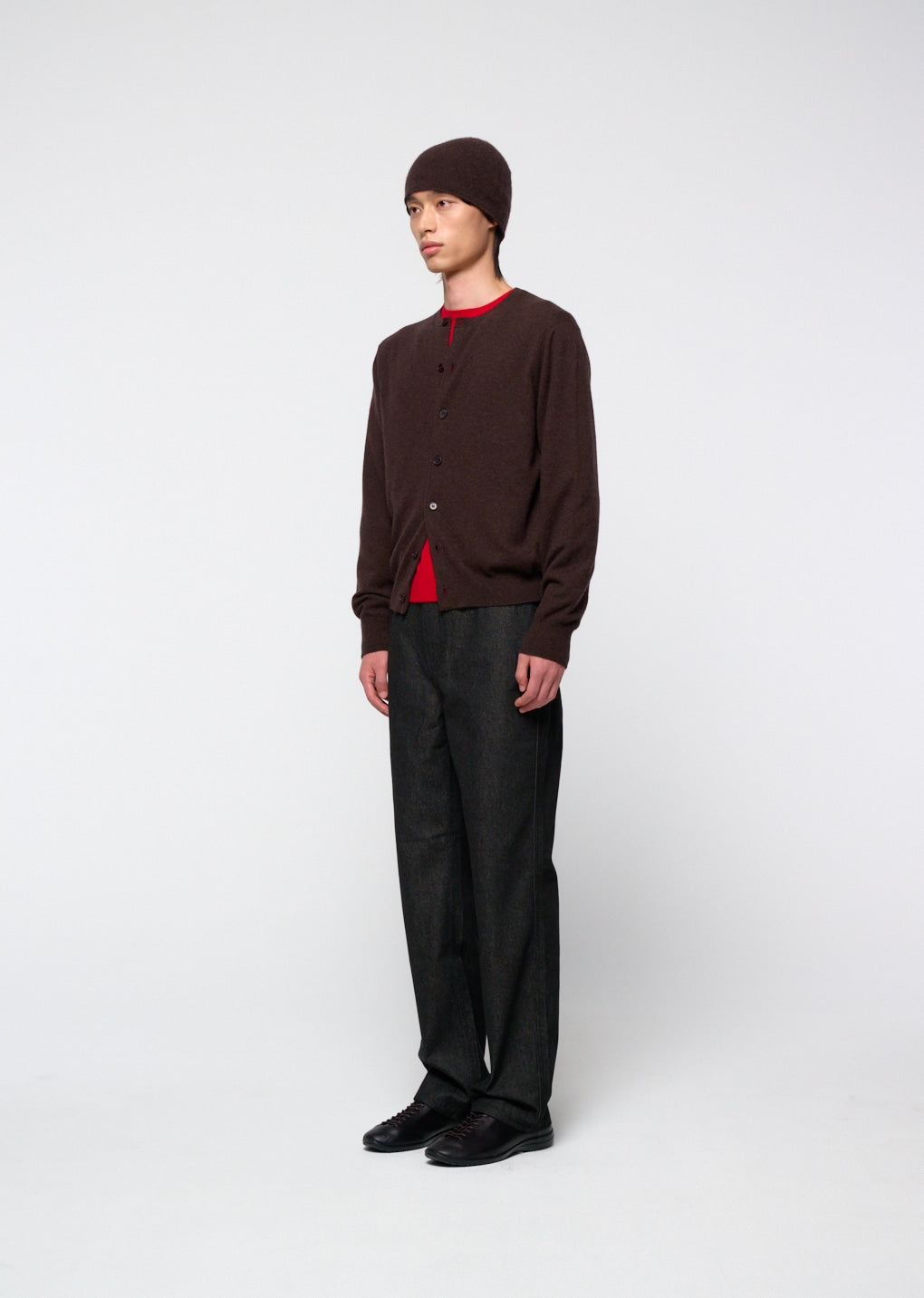 Amomento - Cashmere Crewneck Knit (Red) product image 3 | TRAB K-Fashion Australia