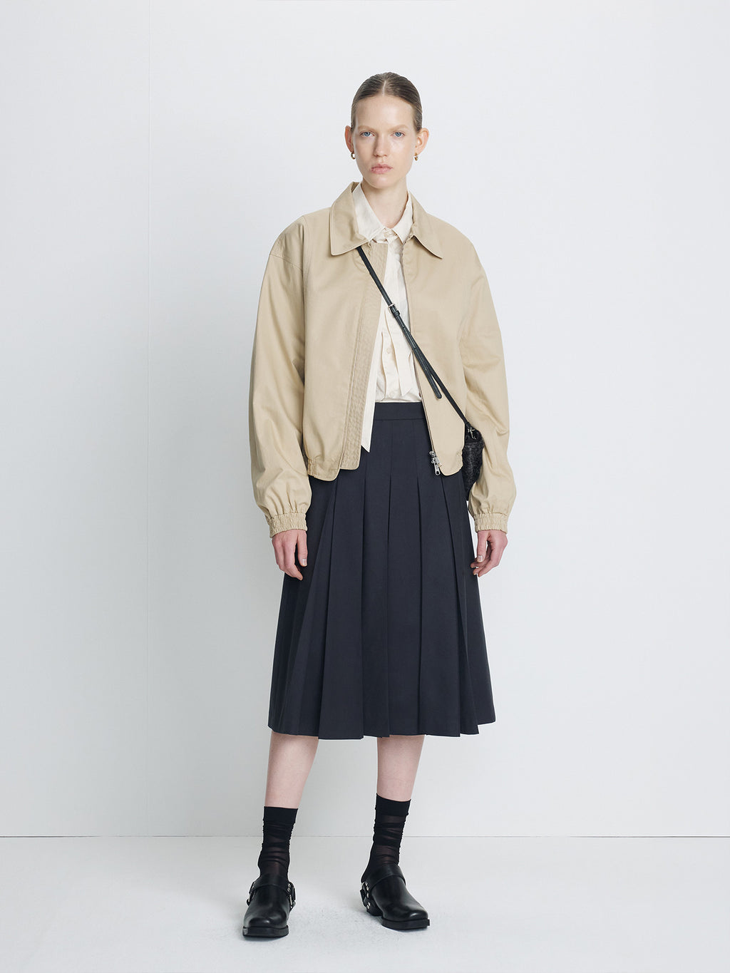 Tonywack - Cotton Twill Blouson Jacket (Beige) product image 1 | TRAB K-Fashion Australia