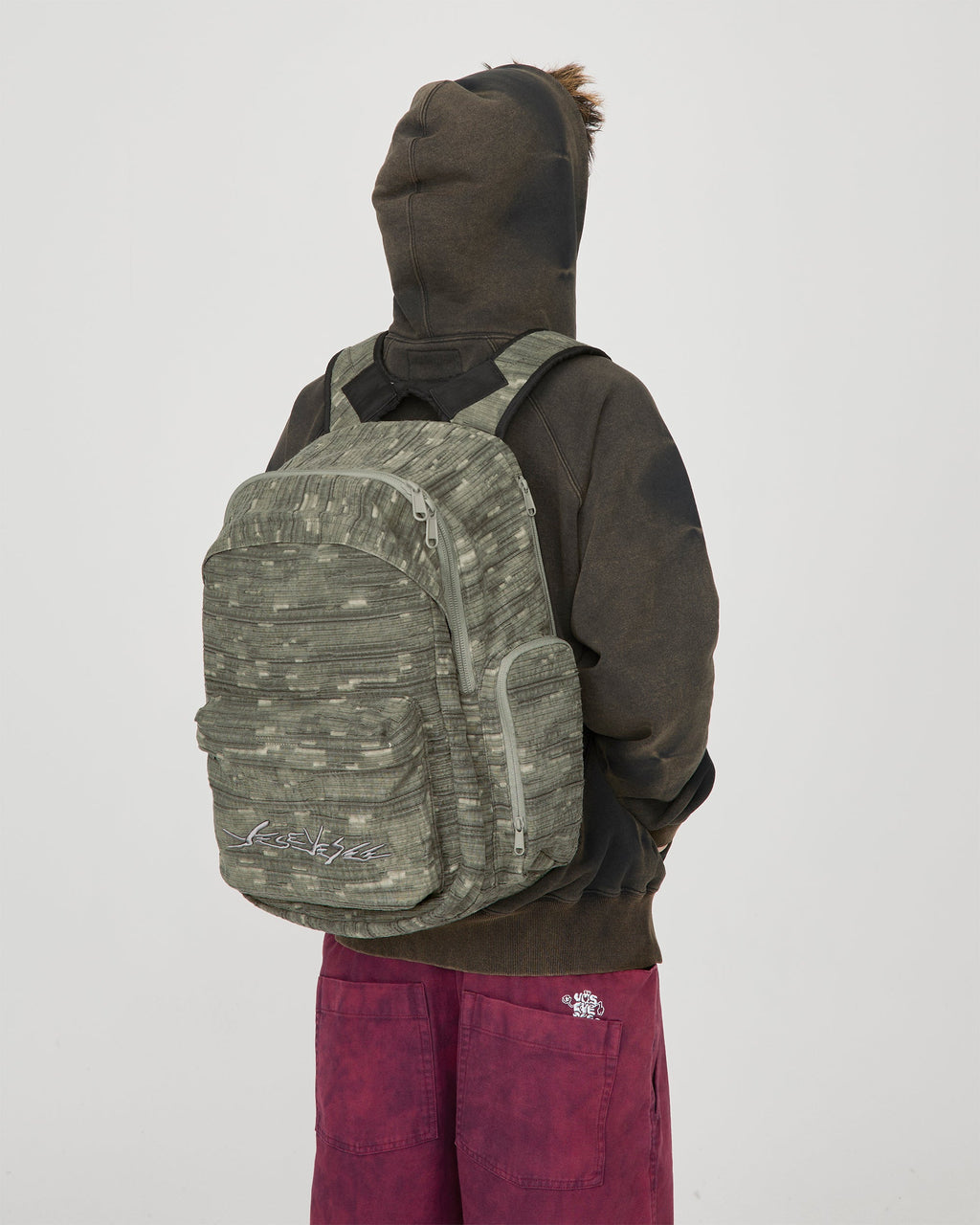 yeseyesee - Boarders Backpack (Khaki) product image 8 | TRAB K-Fashion Australia