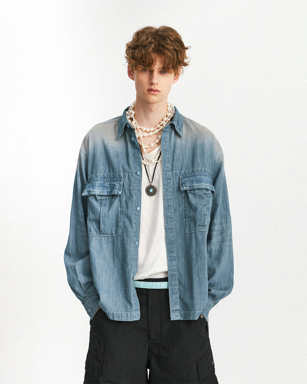 Eastlogue - Army Field Shirts (Vintage Denim) product image 3 | TRAB K-Fashion Australia