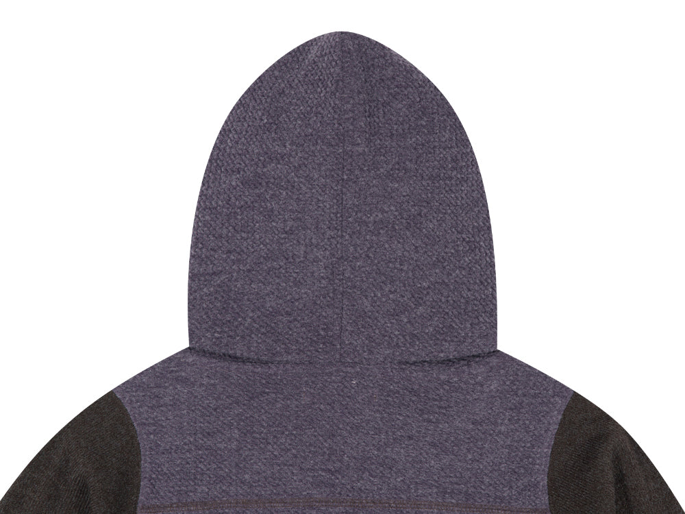 Coyseio - Button Pocket Zip-Up Hoodie (Purple) product image 13 | TRAB K-Fashion Australia