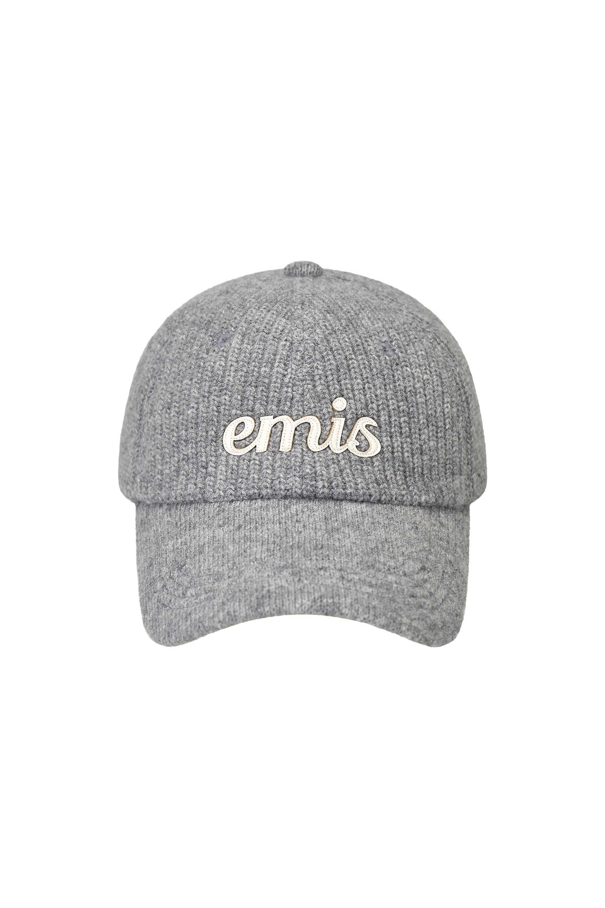 Emis - Applique Knit Ball Cap (Gray) product image 1 | TRAB K-Fashion Australia