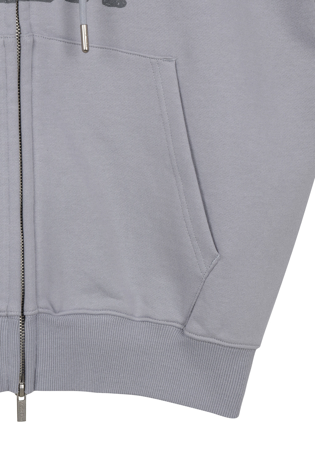 Matin Kim - Graffiti Artwork Hoody Zip Up (Smoke Blue) product image 4 | TRAB K-Fashion Australia