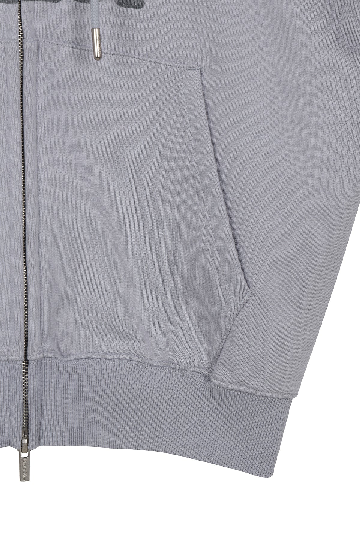 Matin Kim - Graffiti Artwork Hoody Zip Up (Smoke Blue) product image 4 | TRAB K-Fashion Australia