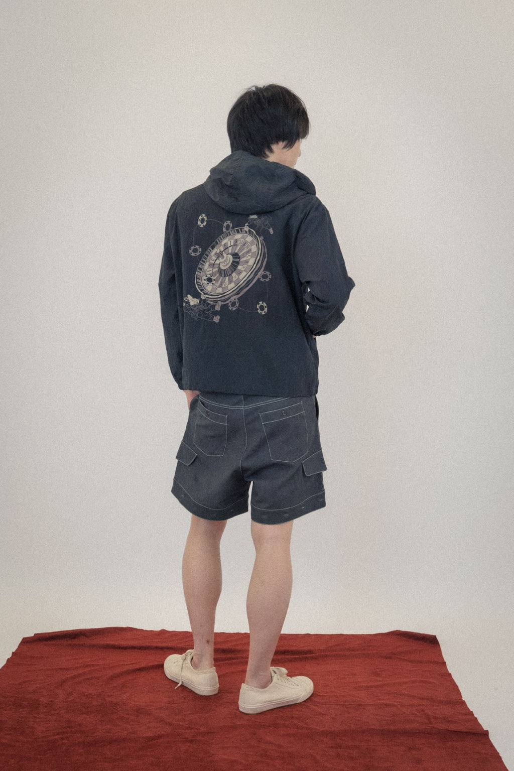 Ioedle - Zero Gravity Casino Windbreaker (Olive) product image 11 | TRAB K-Fashion Australia