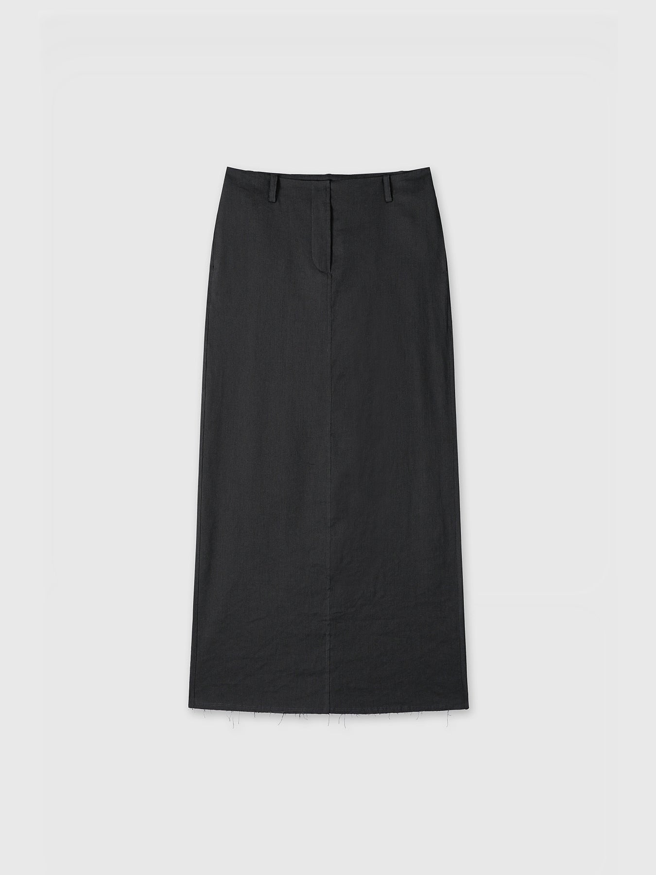 Tonywack - Linen Relaxed Maxi Skirt (Vintage Carbon) product image 8 | TRAB K-Fashion Australia