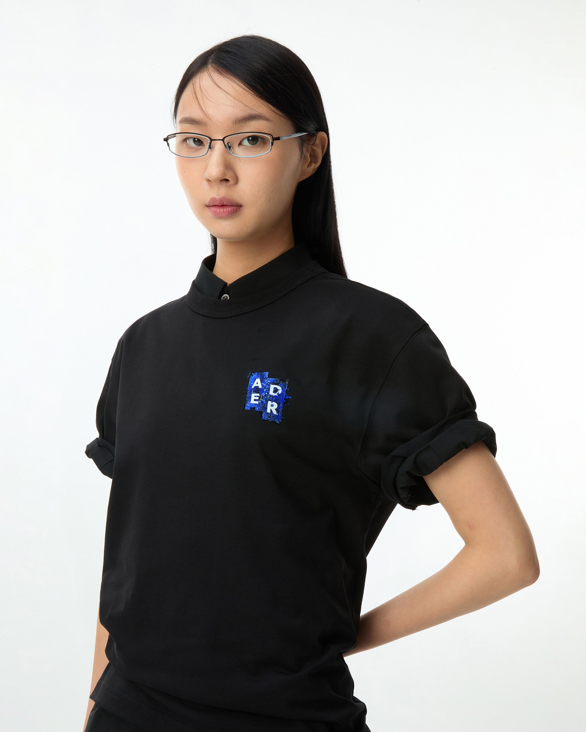 Ader Error - Sig; BL Tag t-shirt 06 (Noir) product image 4 | TRAB K-Fashion Australia