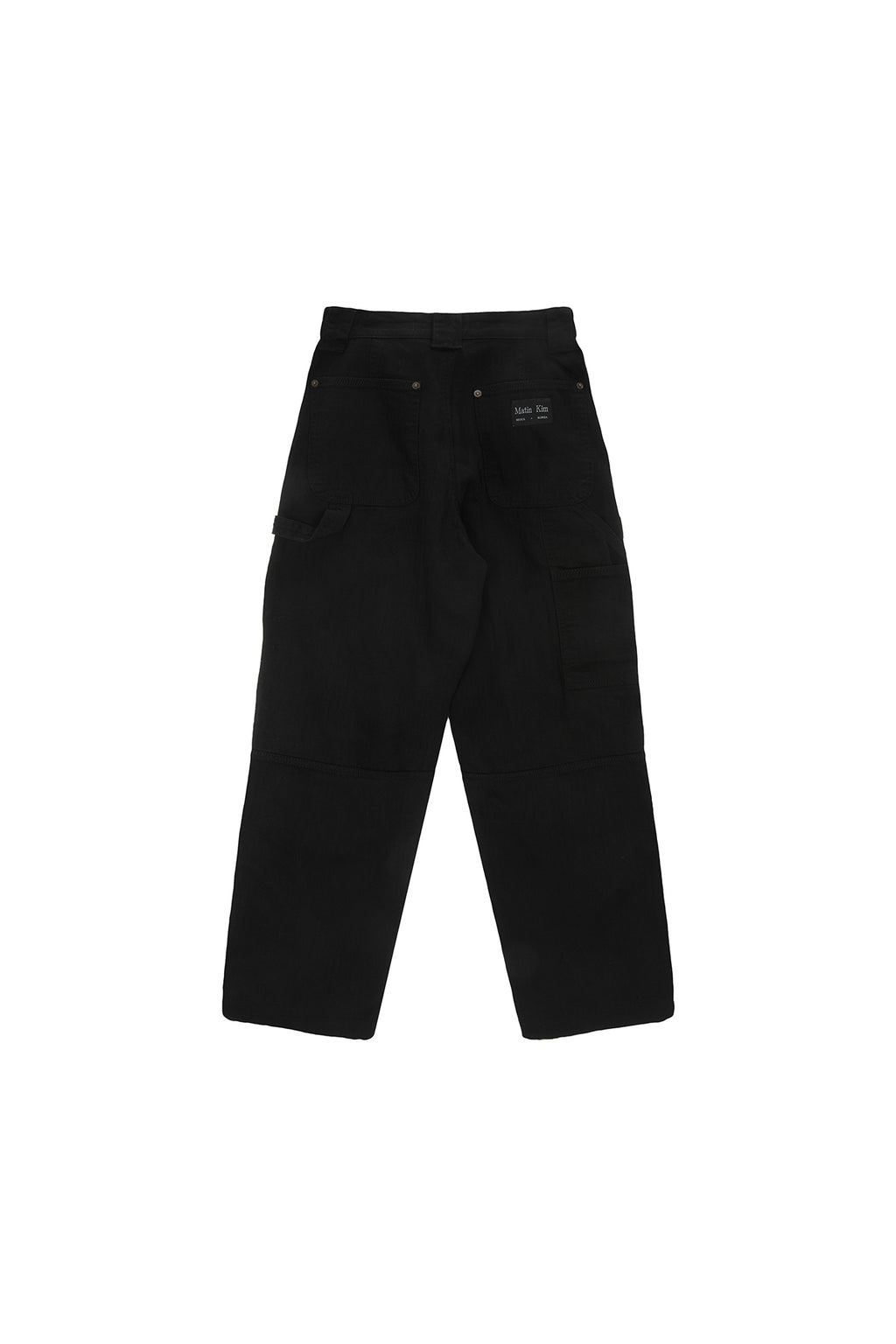 Matin Kim - Double Side Carpenter Denim Pants (Black) product image 2 | TRAB K-Fashion Australia