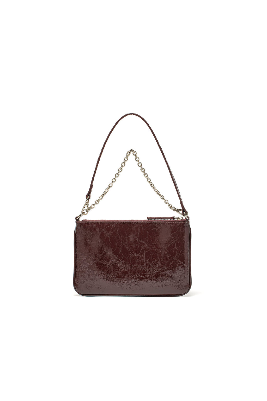 Matin Kim - Glossy Leather Micro Bag (Burgundy) product image 5 | TRAB K-Fashion Australia