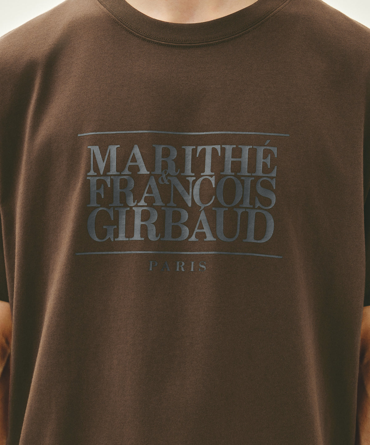 Marithe & Francois Girbaud - Classic Logo Tee (Brown) product image 4 | TRAB K-Fashion Australia