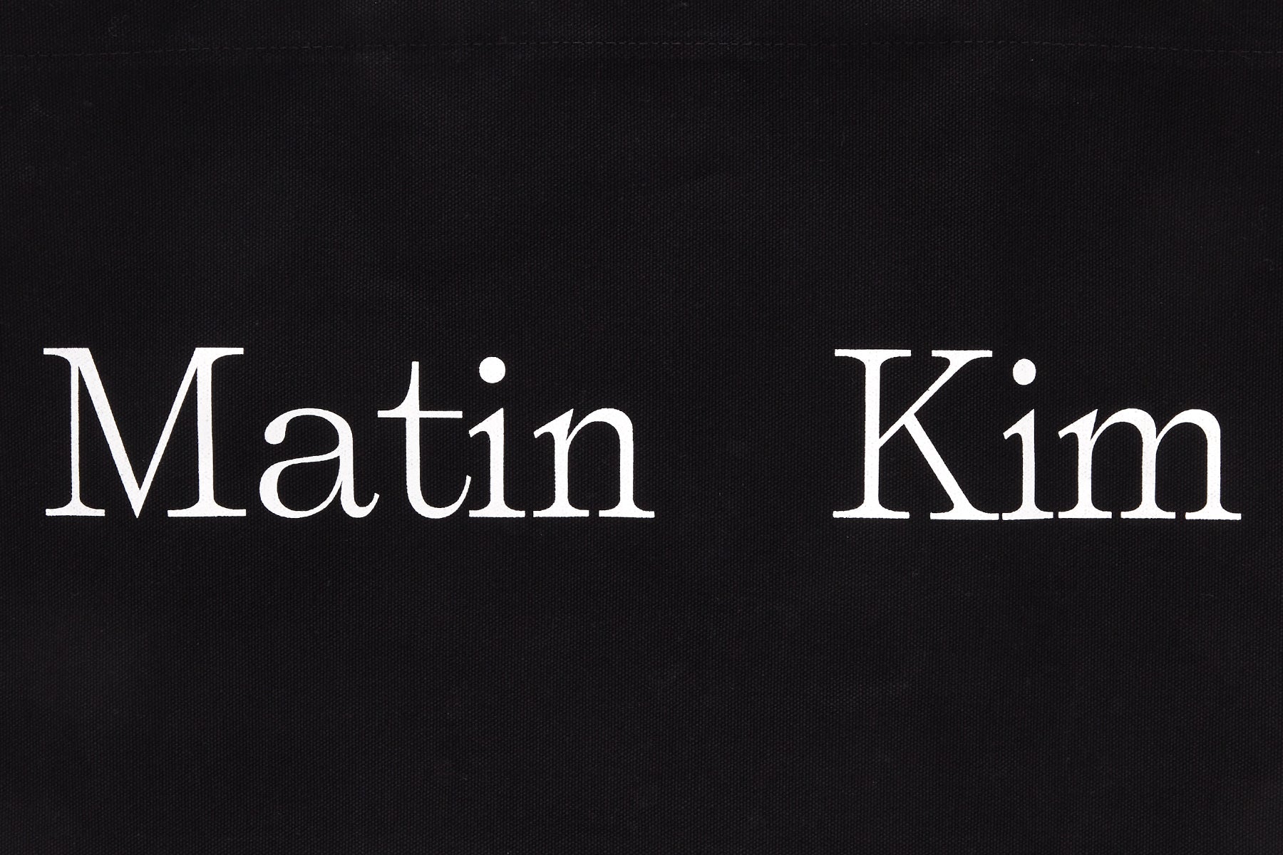 Matin Kim - Matin Logo Ecobag (Black) product image 3 | TRAB K-Fashion Australia