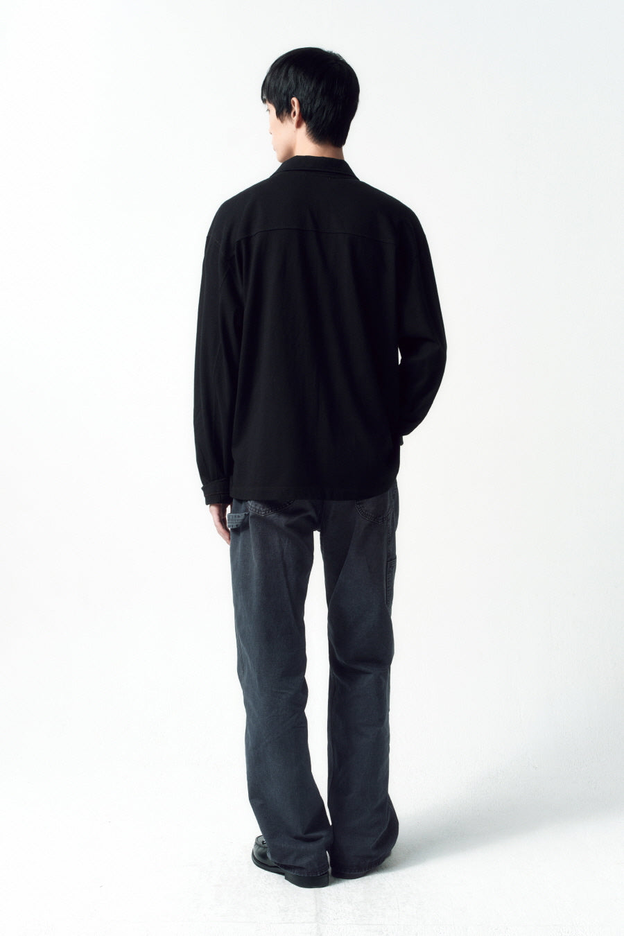 Insilence - Organic Cotton Jersey Shirt (Black) product image 4 | TRAB K-Fashion Australia