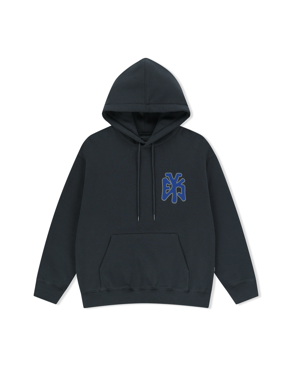 yeseyesee - Y.E.S Athlete Logo Hoodie (Charcoal) product image 1 | TRAB K-Fashion Australia