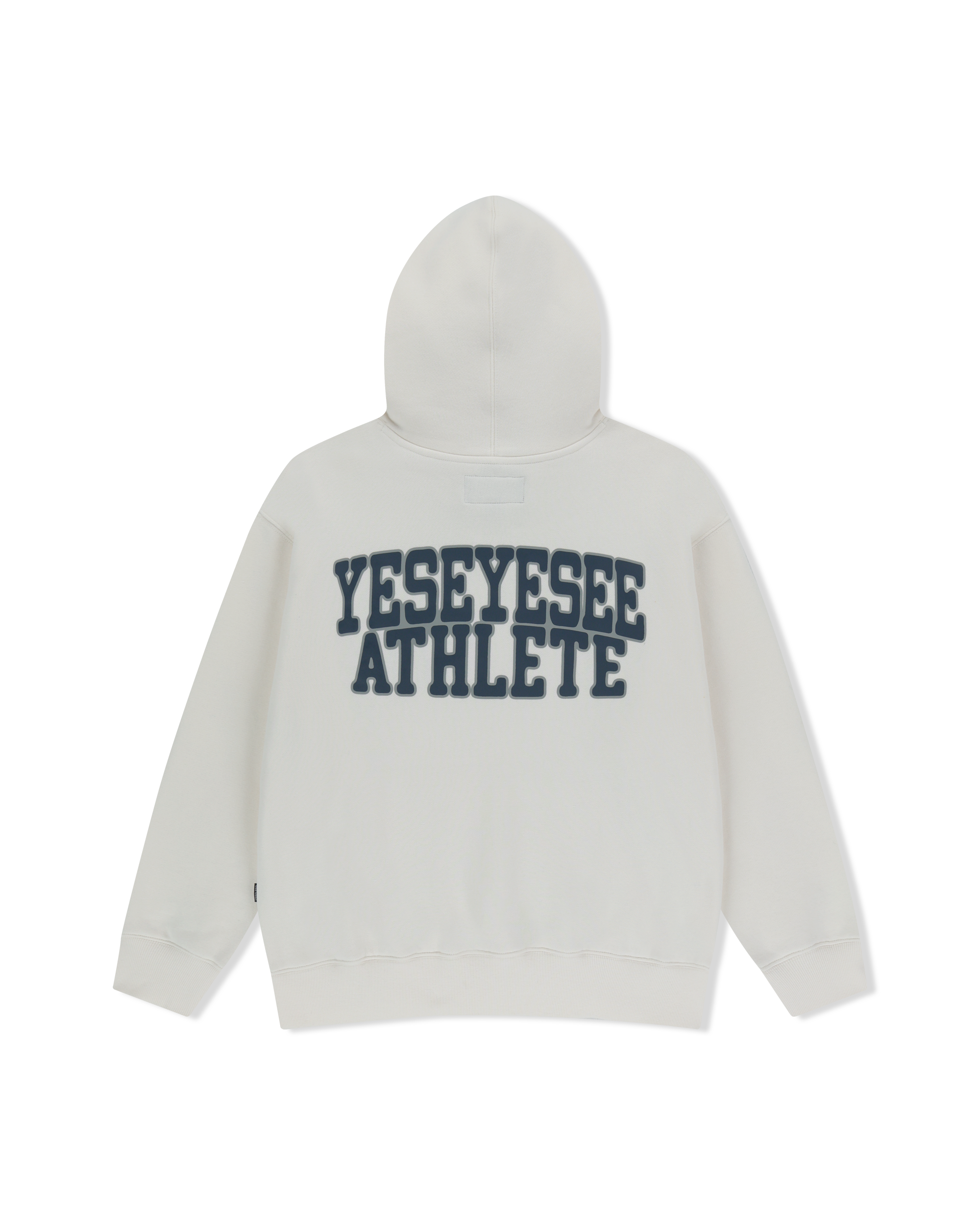 yeseyesee - Y.E.S Athlete Logo Hoodie (Off White) product image 2 | TRAB K-Fashion Australia