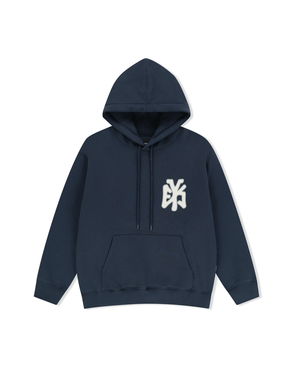 yeseyesee - Y.E.S Athlete Logo Hoodie (Light Navy) product image 1 | TRAB K-Fashion Australia
