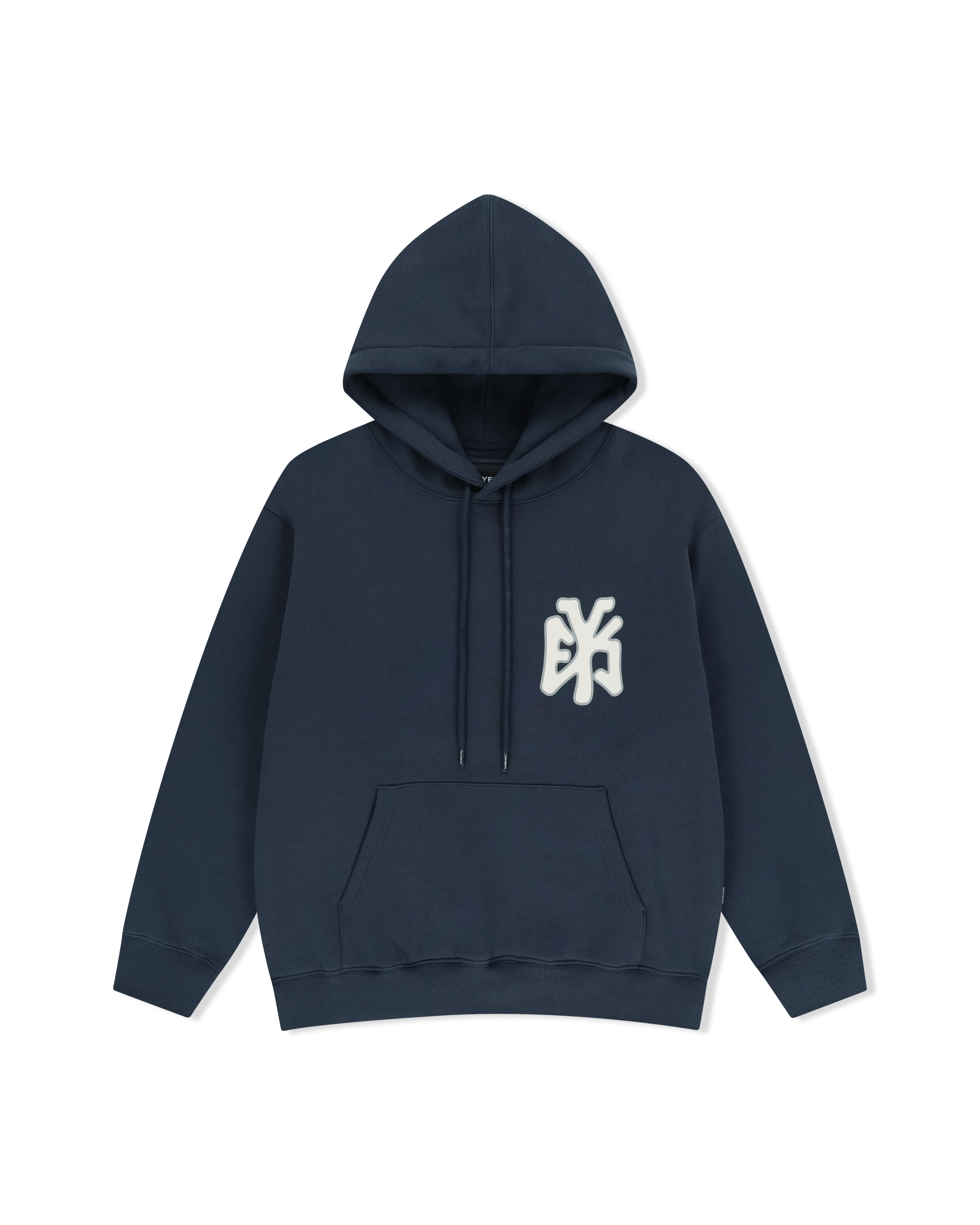 yeseyesee - Y.E.S Athlete Logo Hoodie (Light Navy) product image 1 | TRAB K-Fashion Australia