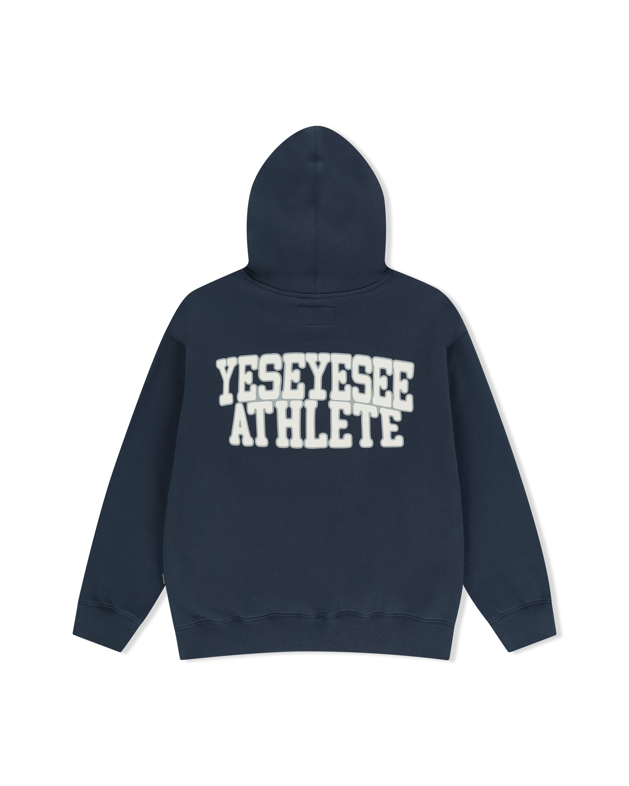yeseyesee - Y.E.S Athlete Logo Hoodie (Light Navy) product image 2 | TRAB K-Fashion Australia