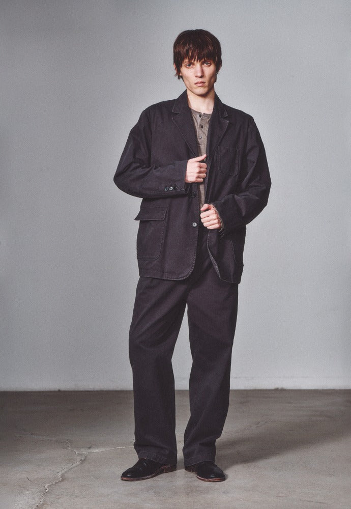 Art if acts - Washed 3 Button Blazer (Charcoal) product image 1 | TRAB K-Fashion Australia