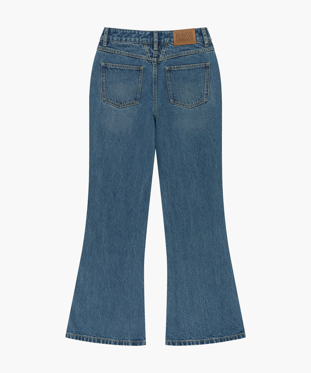 Marithe & Francois Girbaud - [Pre-order – Ships 7 Oct] Panelled Bootcut Denim Pants (Blue) product image 2 | TRAB K-Fashion Australia