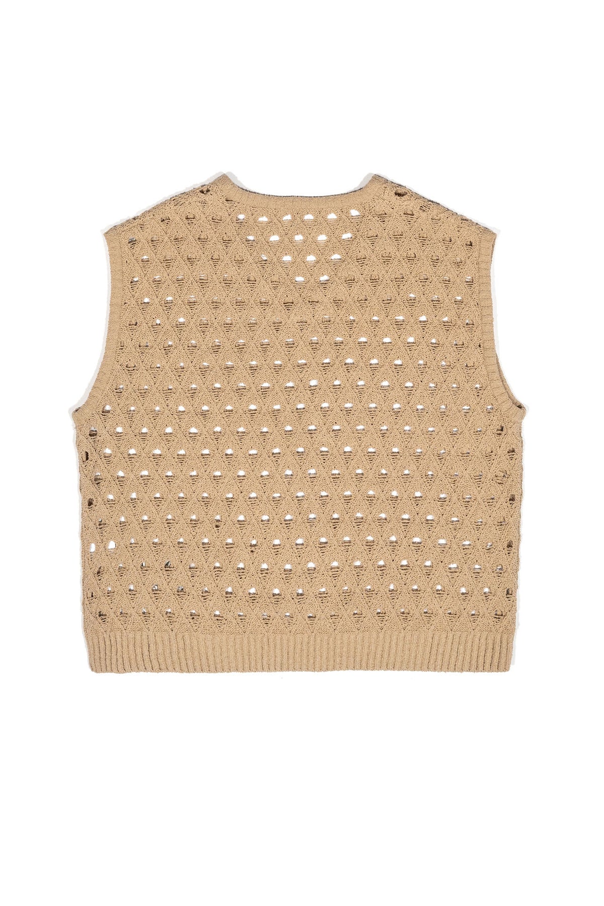 Ioedle - Olive Oil Mesh Vest (Beige) product image 3 | TRAB K-Fashion Australia