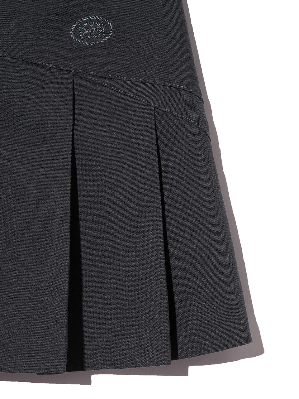 Kijun - Arc Tennis Mini Skirt (Charcoal) product image 12 | TRAB K-Fashion Australia