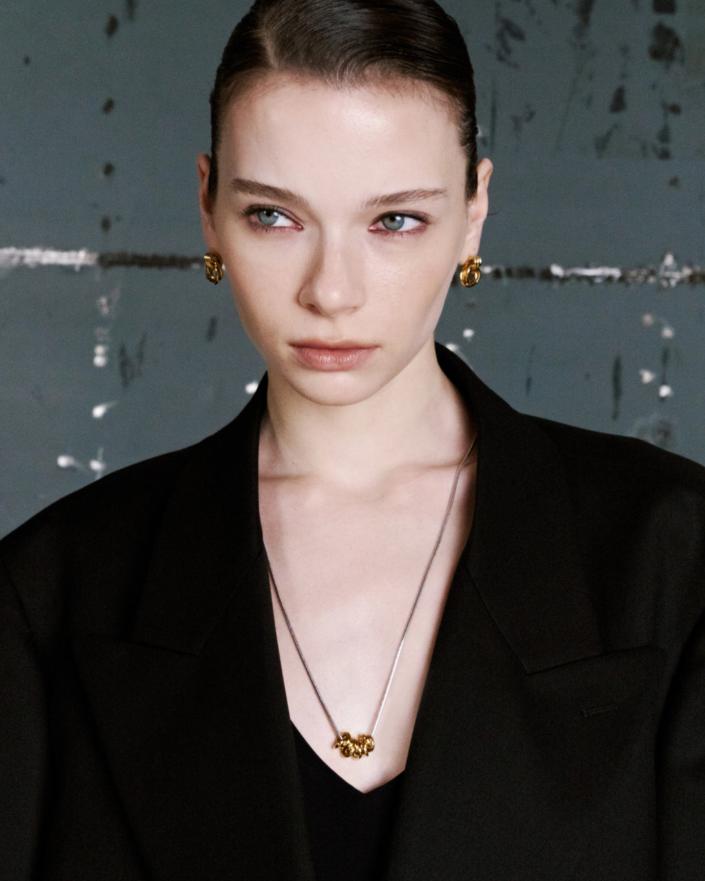 Numbering - Coil Knot Earrings #6112 product image 2 | TRAB K-Fashion Australia
